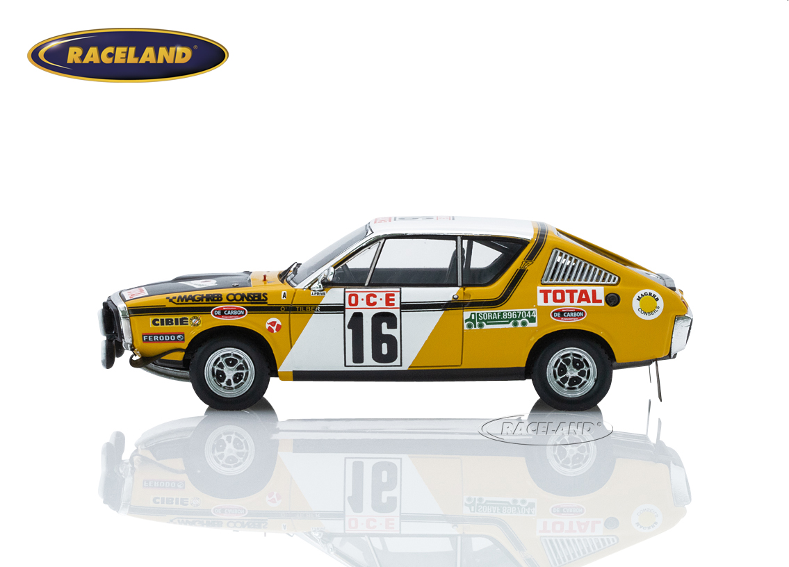 Renault 17 Gordini 6° Rallye Marokko 1976