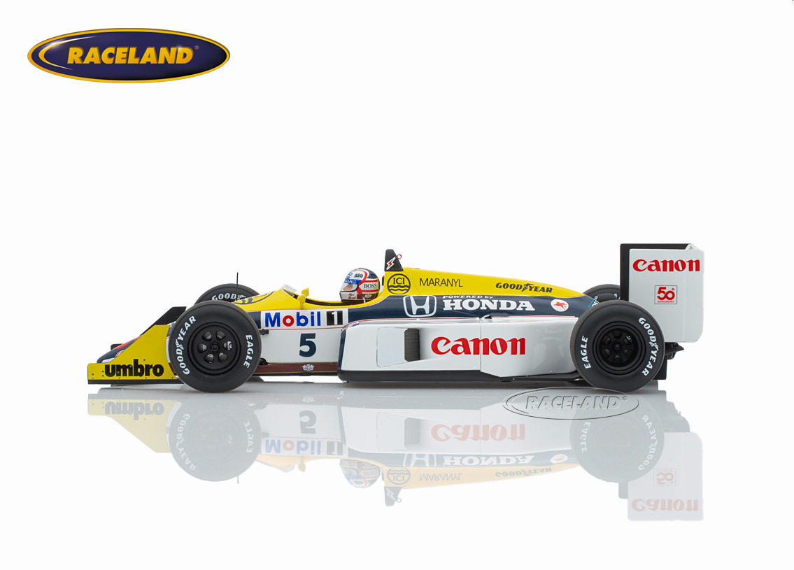 Williams FW11b Honda V6 Turbo F1 Canon Sieger GP England Silverstone 1987