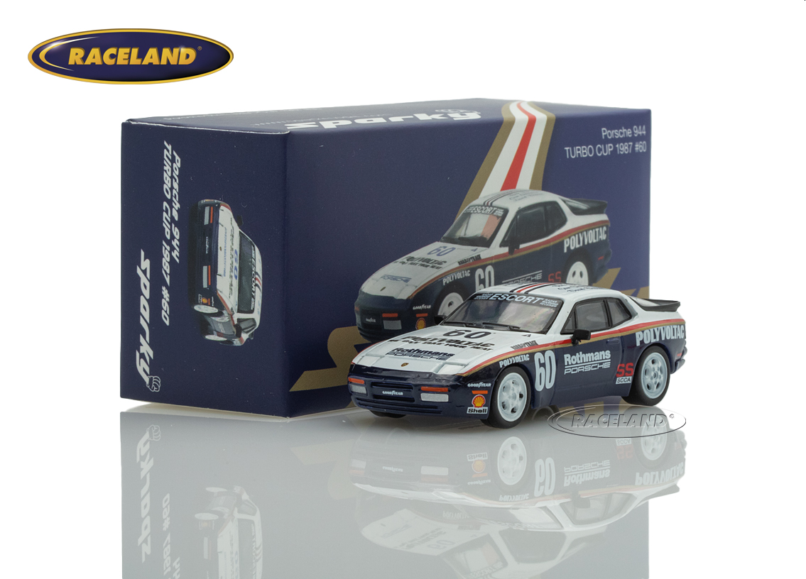 Porsche 944 Turbo Cup 1987 - Rothmans Design geschlossene Scheinwerfer