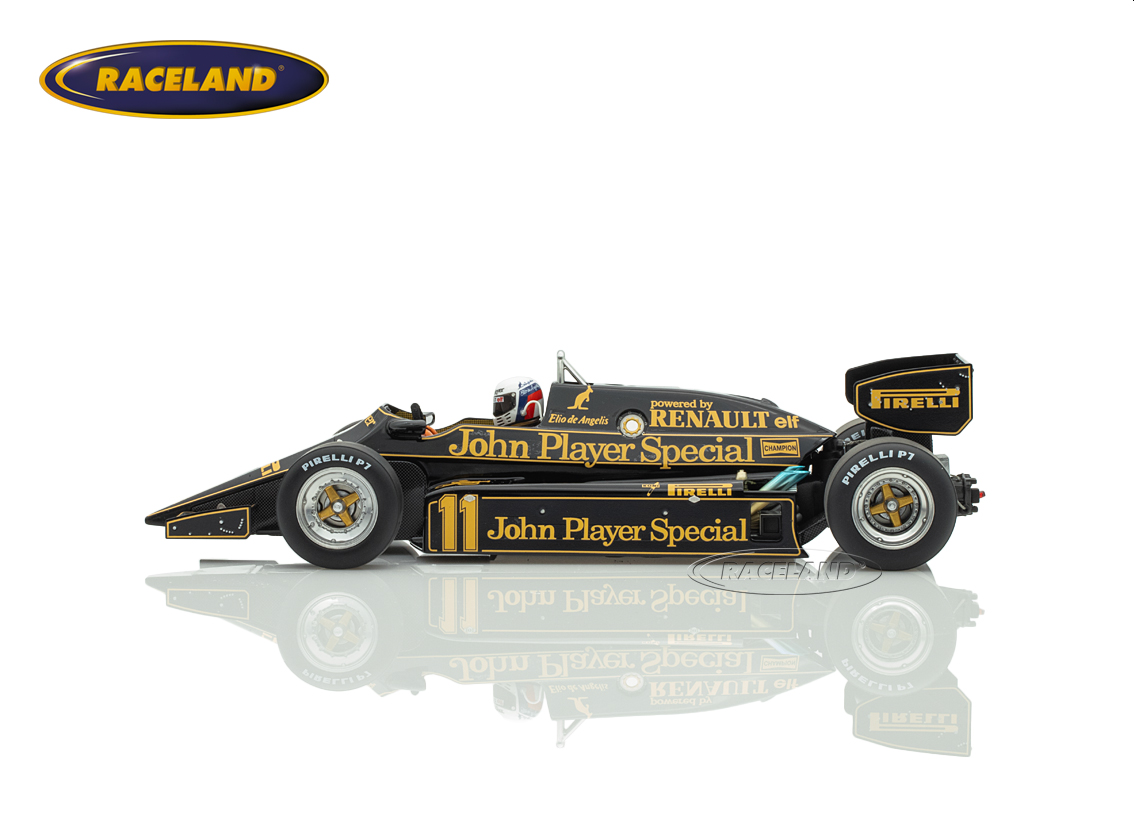 Lotus 93T Renault V6 Turbo F1 JPS John Player Special GP Monaco 1983
