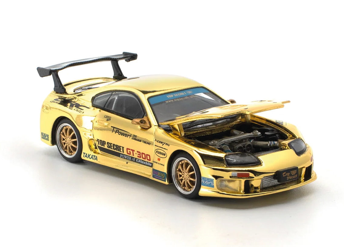 Toyota Supra GT300 Top Secret - gold chrome