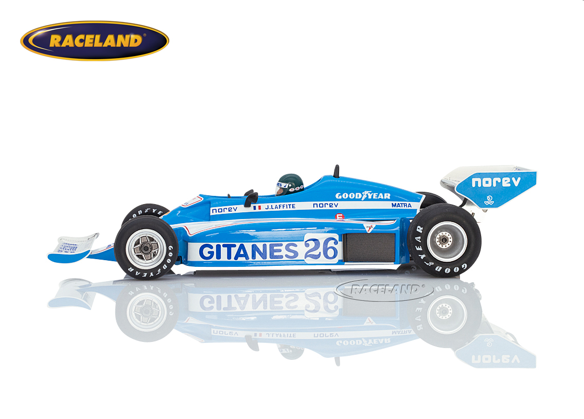 Ligier JS7 Matra V12 F1 Gitanes Sieger GP Schweden Anderstorp 1977