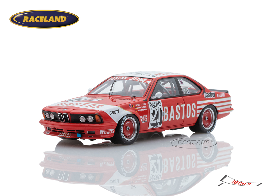 BMW 635 CSi Bastos Juma Racing Team Sieger 24H Spa 1983
