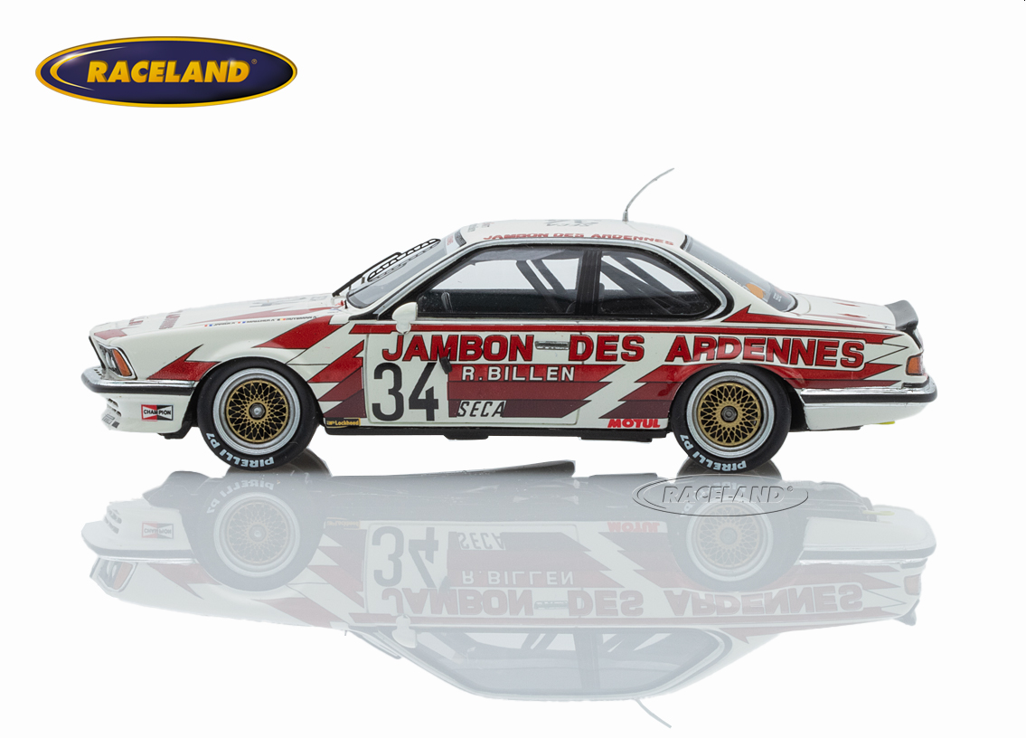 BMW 635 CSi Serge Power Jambon des Ardennes 24H Spa 1984