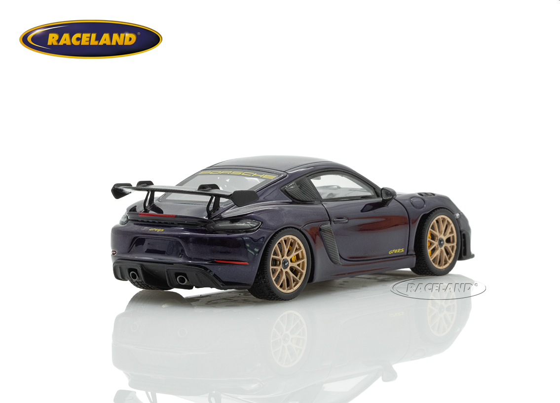 Porsche 718 Cayman GT4 RS 2024 - viola metallic mit Weissach Package