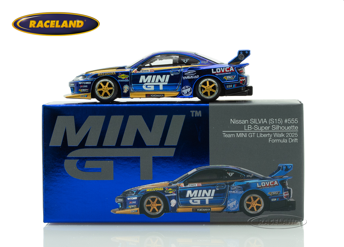 Nissan Silvia S15 LB-Super Silhouette Team Mini GT Liberty Walk Formula Drift