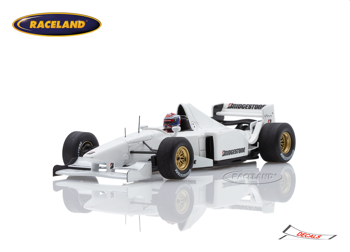 Ligier JS41 F1 Bridgestone Reifentests Suzuka 1996