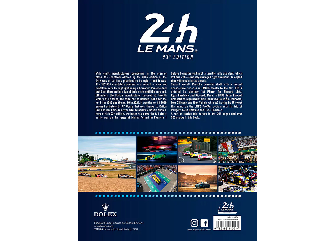 Le Mans 24 Hours 2025 das offizielle Jahrbuch des ACO