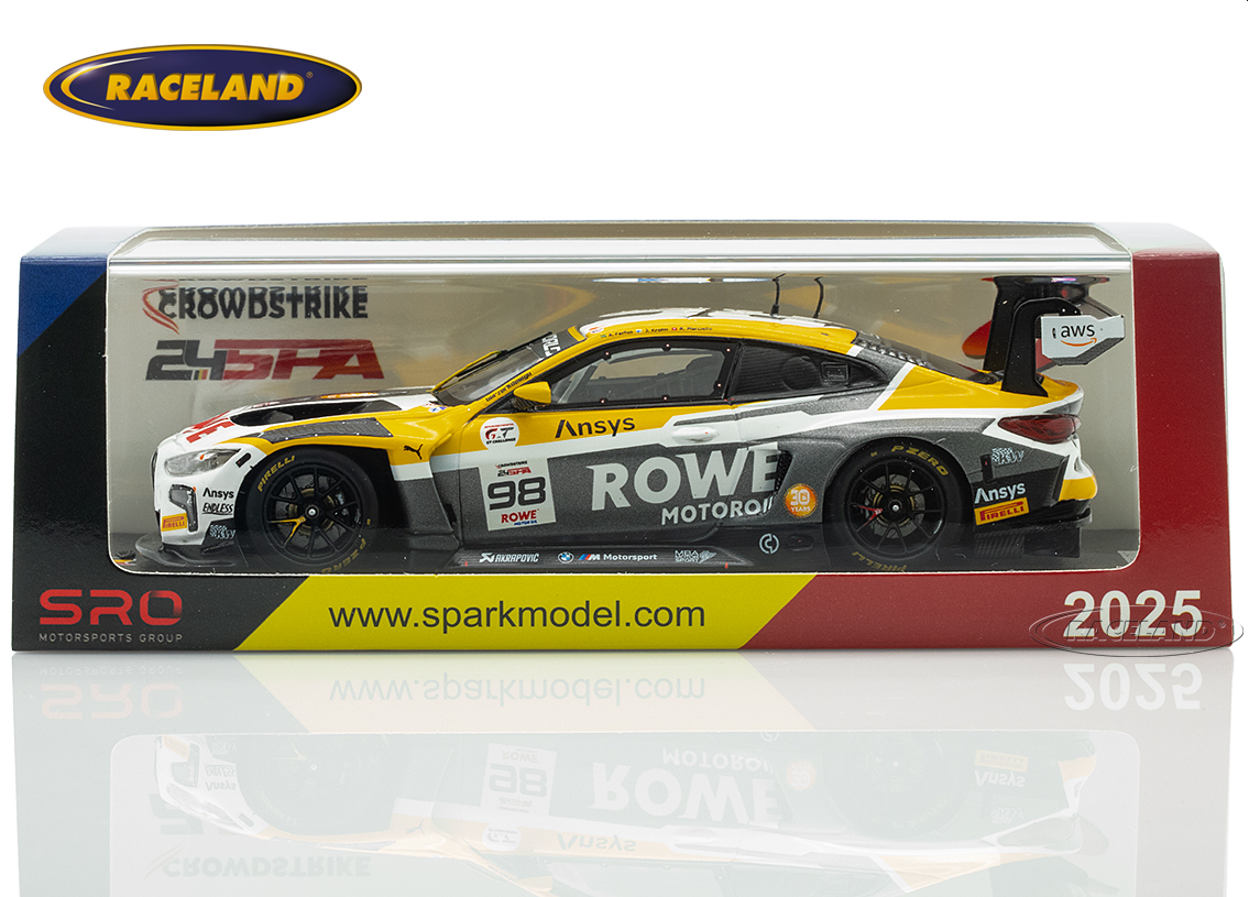 BMW M4 GT3 Evo ROWE Racing 5° 24H Spa 2025