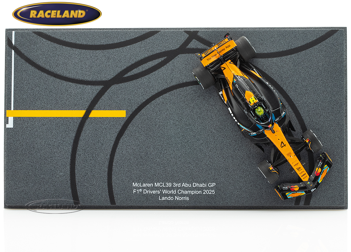 McLaren MCL39 Mercedes F1 3° GP Abu Dhabi Weltmeister 2025