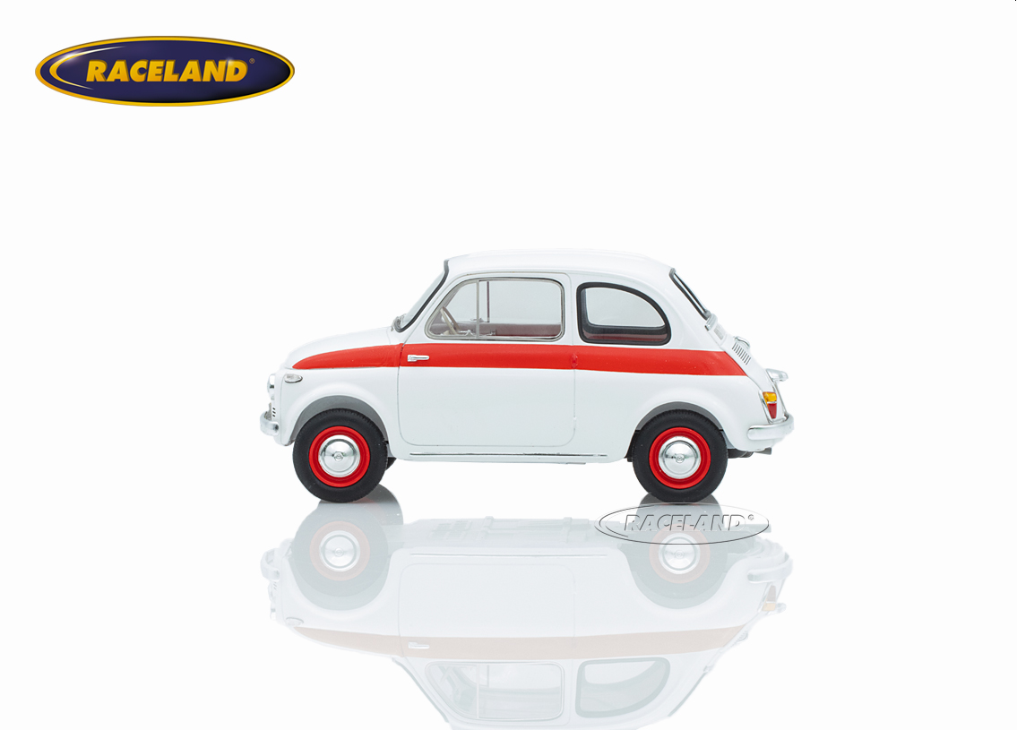 Fiat 500 Sport 1958 - weiß / rot
