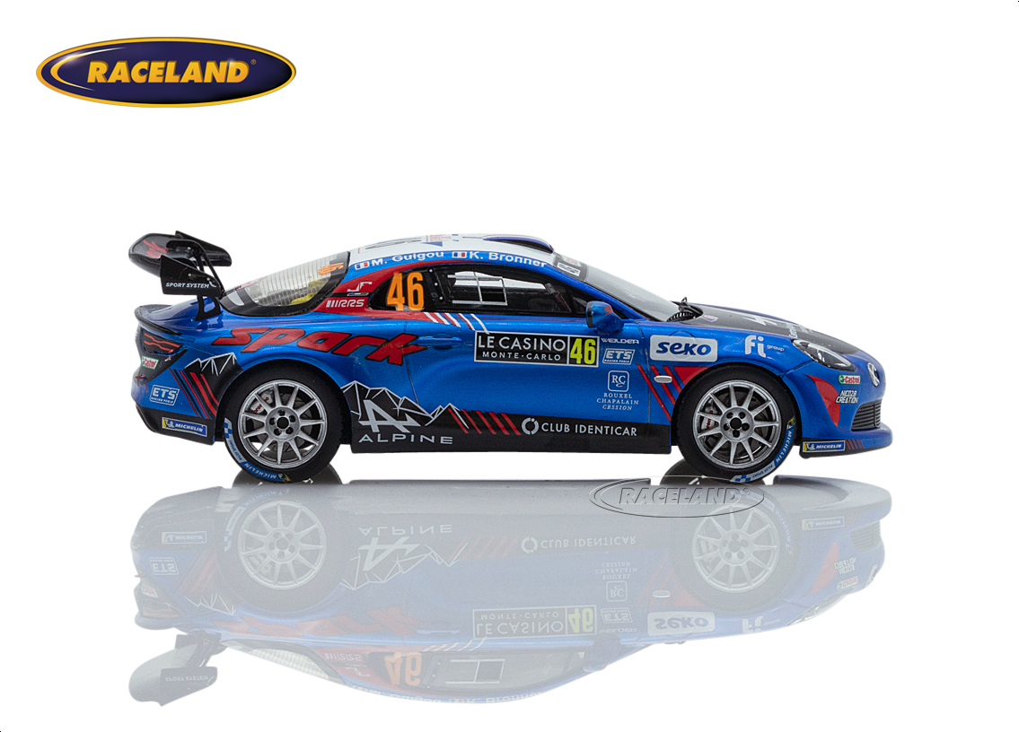 Alpine A110 Rally RGT Spark 18° Rallye Monte Carlo 2022 2° RGT
