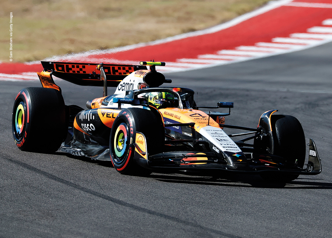 McLaren MCL39 Mercedes F1 2° GP USA Austin 2025