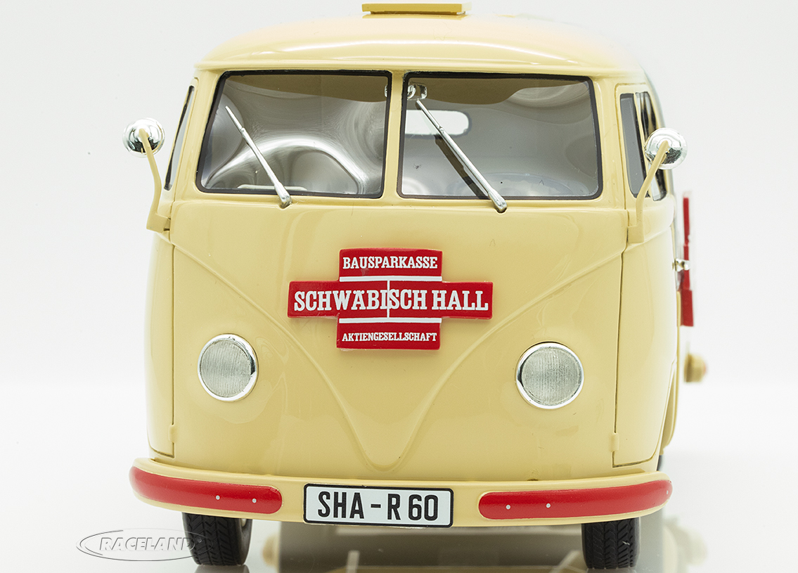 VW T1 Werbetransporter Schwäbisch Hall 1954 - beige