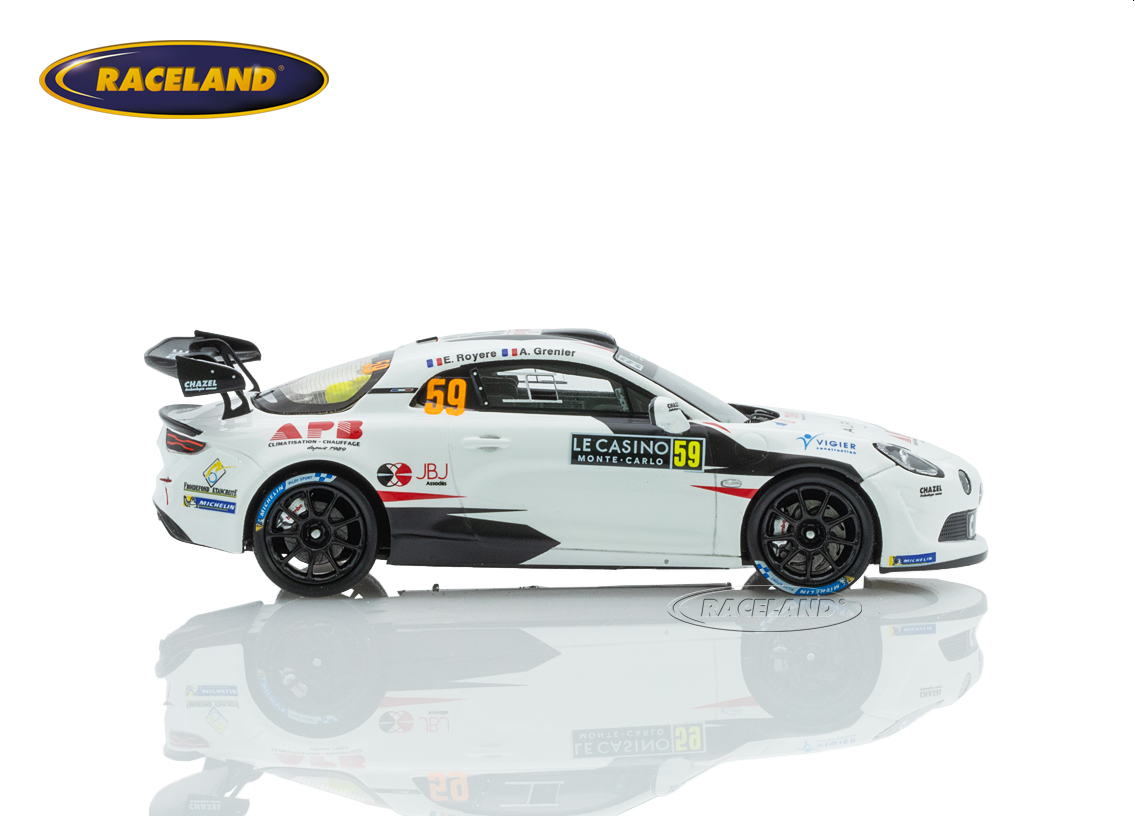 Alpine A110 Rally RGT Chazel Technologie Course Rallye Monte Carlo 2024