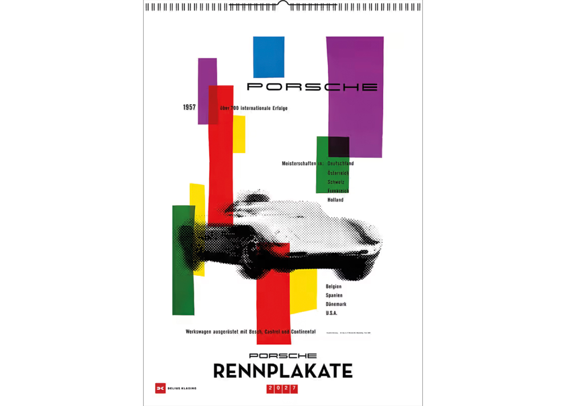 Kalender - Porsche Rennplakate 2027