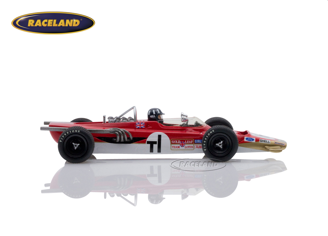 Lotus 63 Cosworth 4WD F1 Gold Leaf Training GP Holland Zandvoort 1969