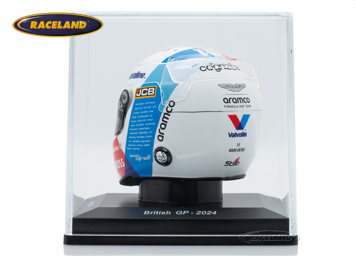 Helm Aston Martin Aramco F1 GP England 2024