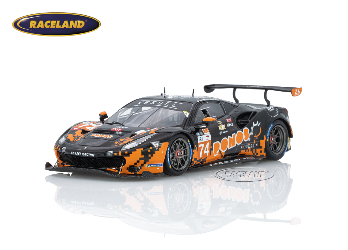 Ferrari 488 GTE Evo Kessel Racing 38° Le Mans 2023