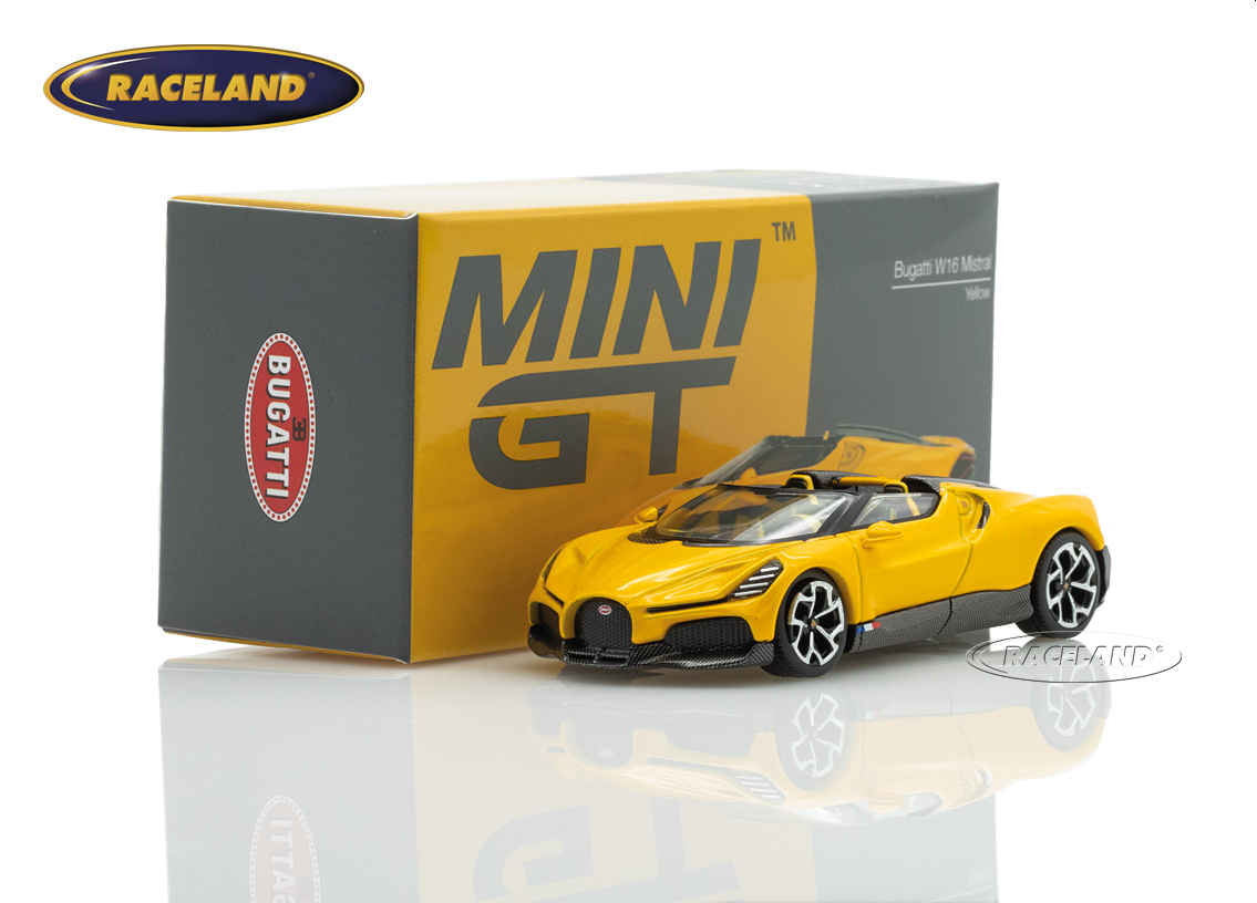 Bugatti W16 Mistral 2023 - gelb