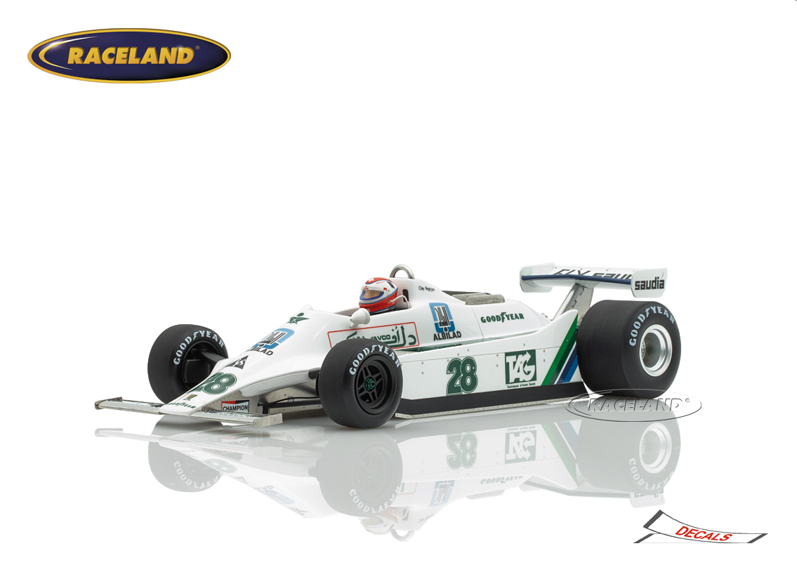 Williams FW07 Cosworth V8 F1 Saudia Sieger GP England Silverstone 1979