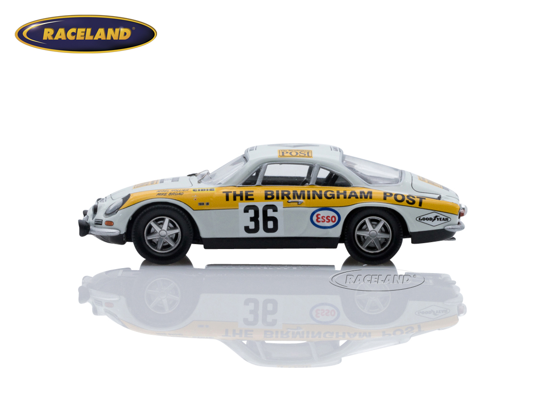Alpine Renault A110 The Birmingham Post RAC Rallye 1971