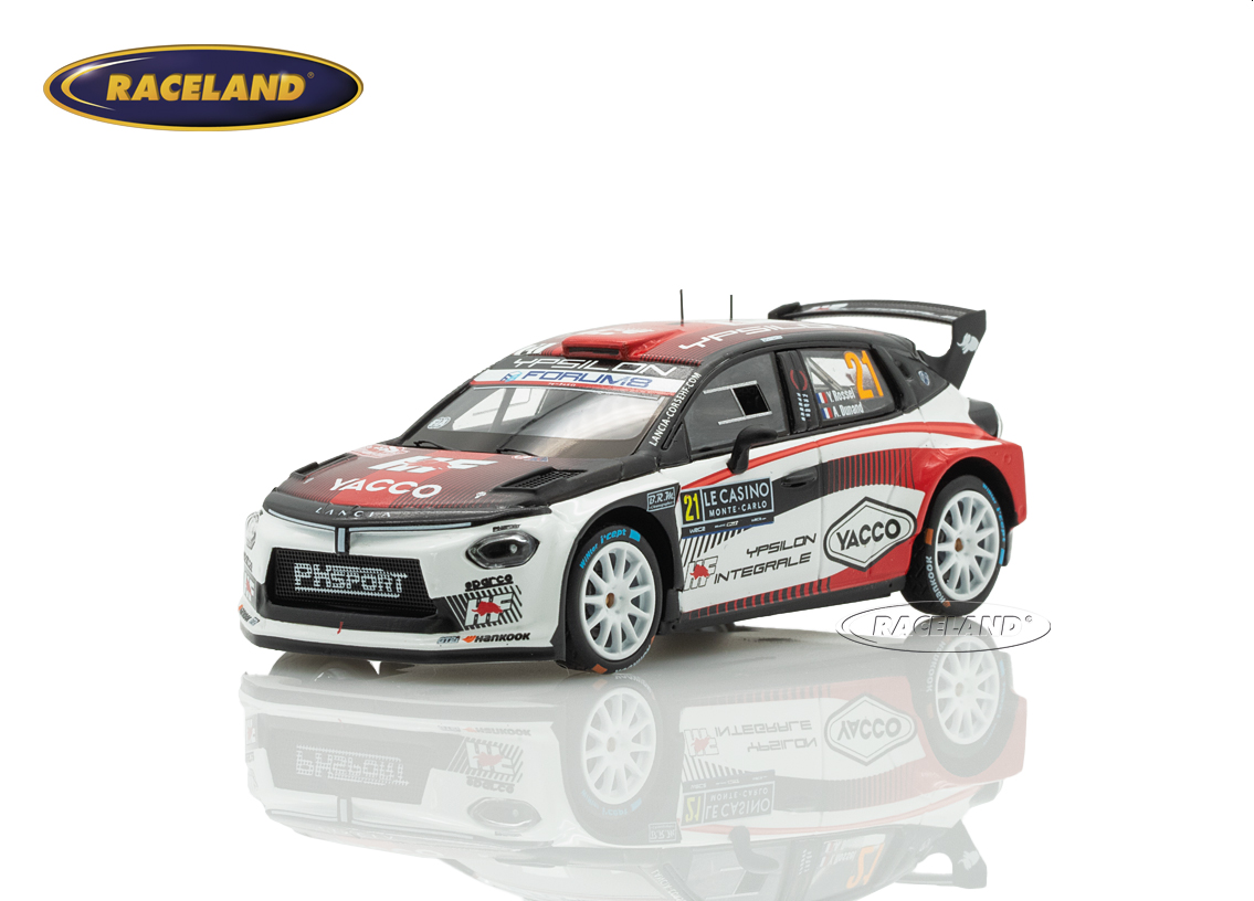 Lancia Ypsilon Rally2 HF Integrale 18° Rallye Monte Carlo 2026