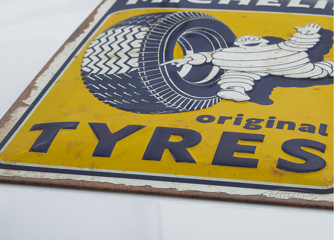 Blechschild Michelin Original Tyres Logo 20 x 30cm