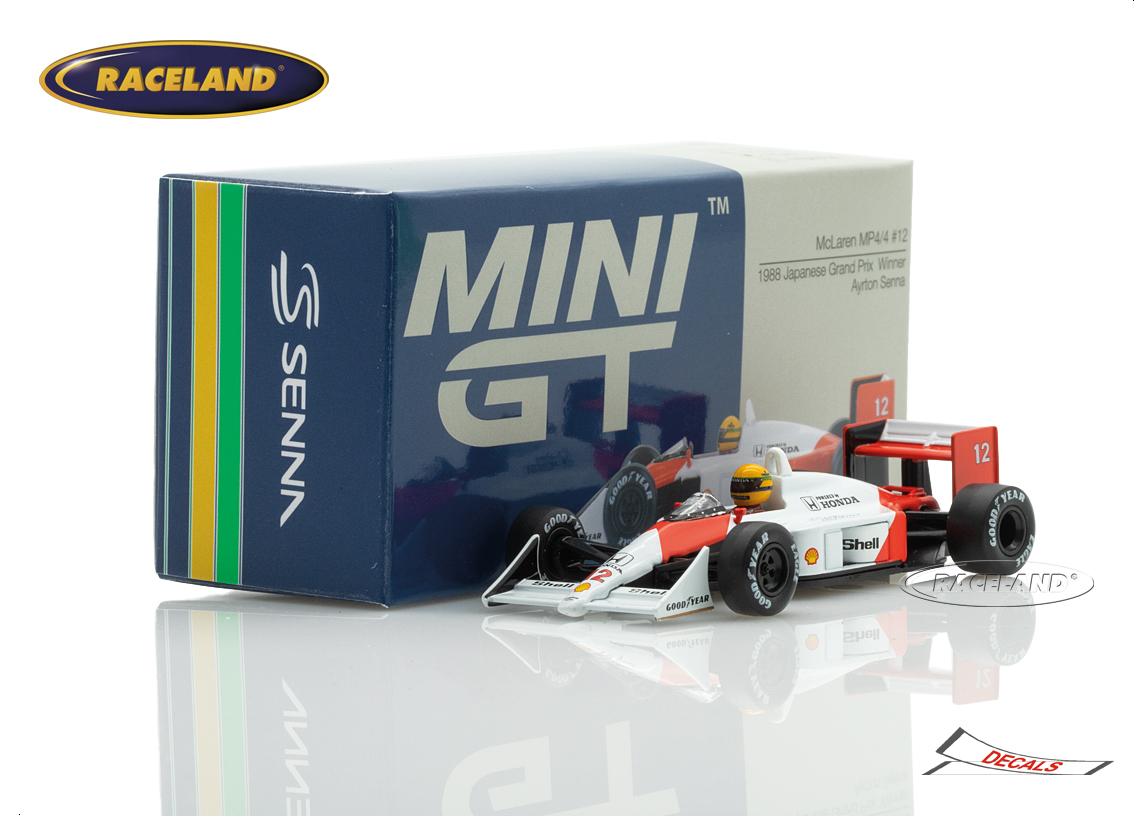 McLaren MP4/4 Honda V6 Turbo F1 Sieger GP Japan Weltmeister 1988