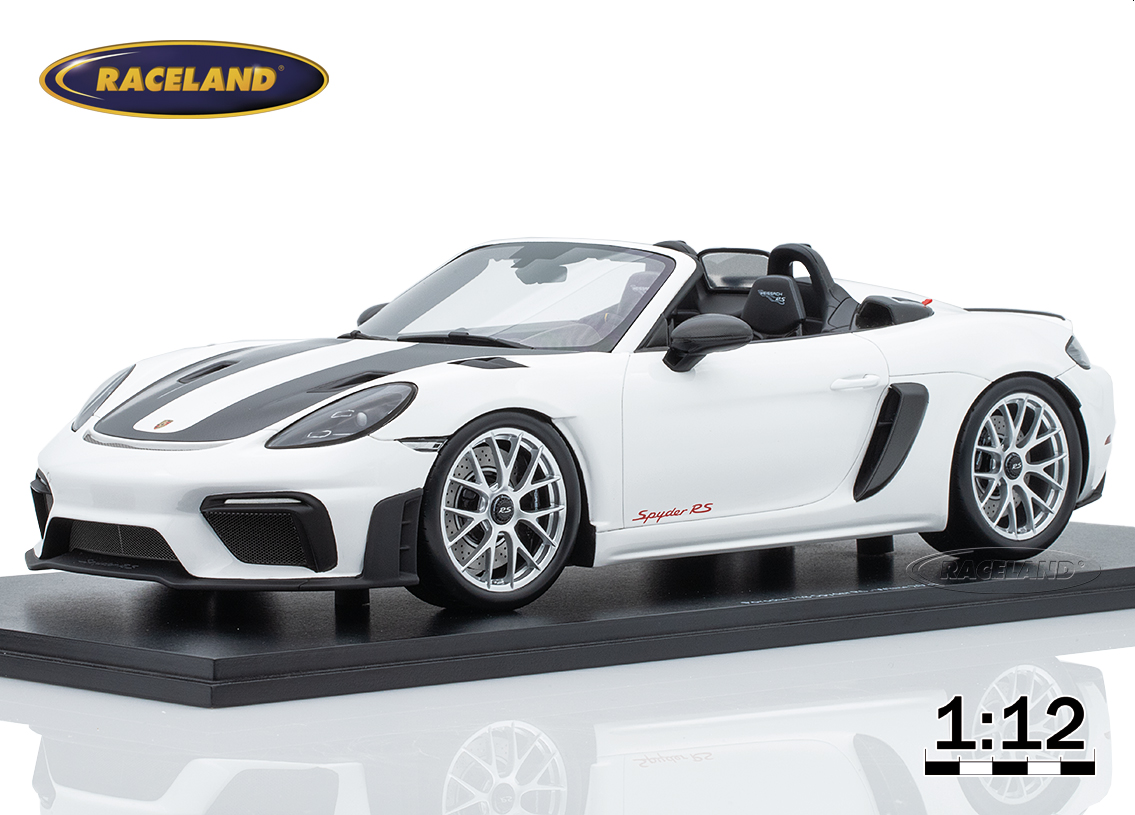 Porsche 718 Spyder RS 2023 mit Weissach Package - weiss