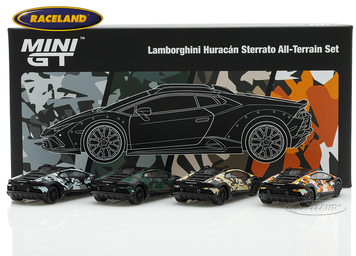 Lamborghini Huracan Sterrato All Terrarin Set mit 4 Modellen 2025