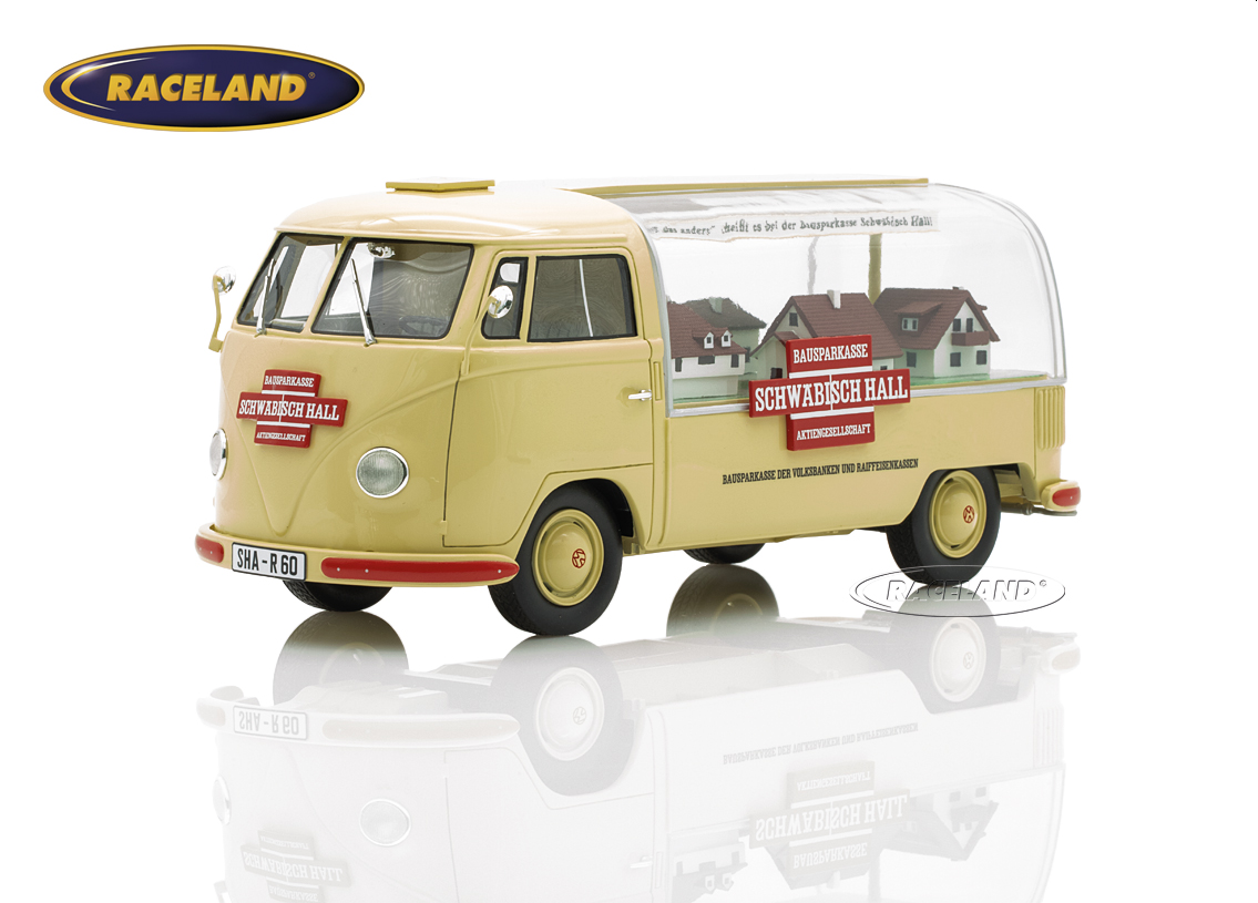 VW T1 Werbetransporter Schwäbisch Hall 1954 - beige
