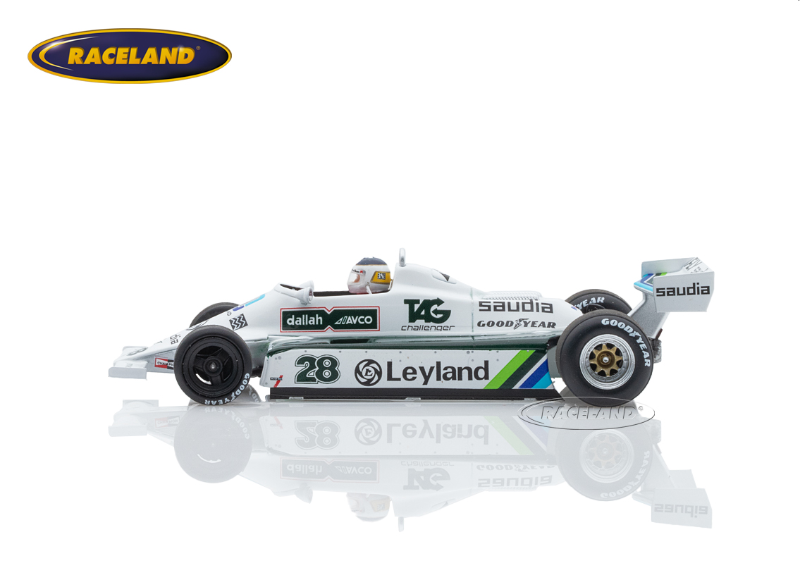 Williams FW07b Cosworth F1 Albilad Sieger GP Monaco 1980