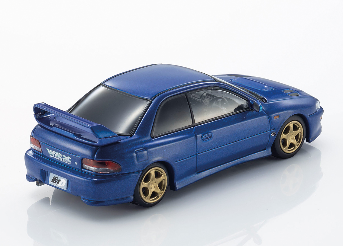 Subaru Impreza WRX STI Initial D 1995 Mit LED Scheinwerfern und Rückleuchten
