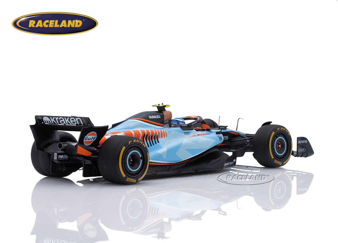 Williams FW45 Mercedes F1 Gulf Design 14° GP Singapur 2023