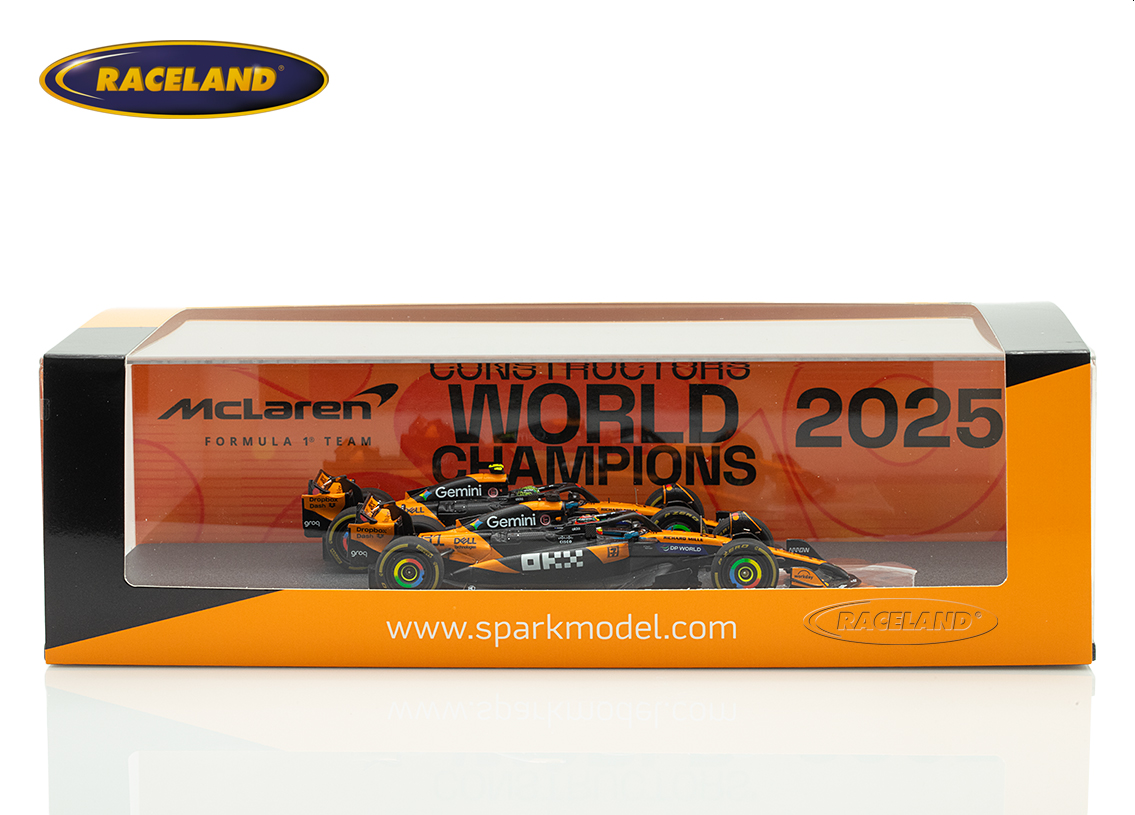McLaren MCL39 Mercedes F1 Konstrukteurs Weltmeister 2025