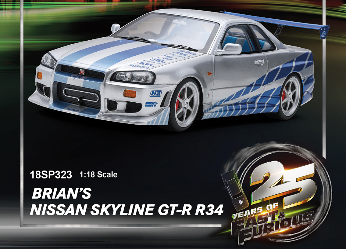 Nissan GT-R R34 Fast and Furious
