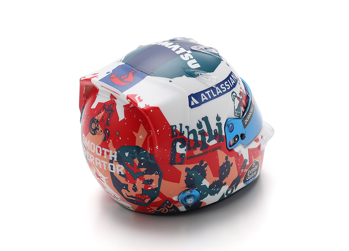 Helm Team Williams Atlassian Racing GP Mexiko 2025