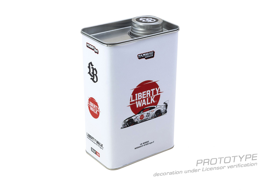 Nissan GT-R R35 LB Works Type 2 White Athlete X Collet in A LB Limited