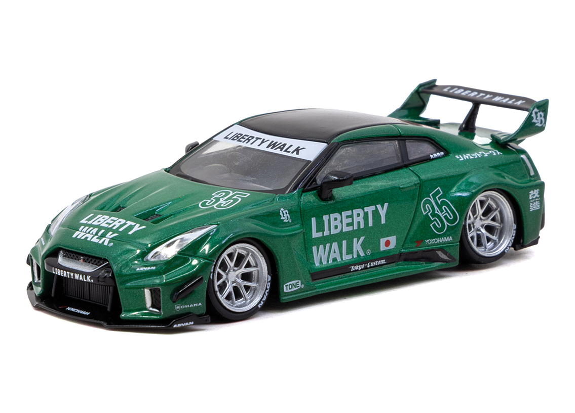 Nissan GT-R (R35) LB Super Silhouette 2026 - smaragdgrün