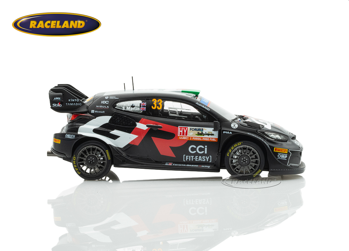 Toyota GR Yaris Rally1 Gazoo Racing WRT Sieger Rallye Japan 2024
