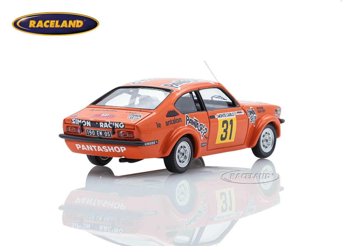 Opel Kadett C GT/E Panta Shop 13° Rallye Monte Carlo 1978