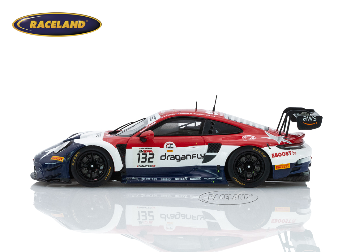 Porsche 911 GT3-R (992) Car Collection GMG Racing 24H Spa 2023