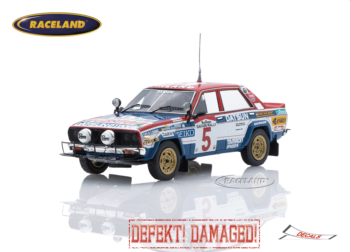 Datsun Violet GT D.T. Dobie Team Datsun 2° Safari Rallye 1981