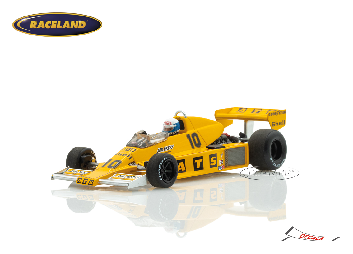 ATS HS1 Cosworth V8 F1 ATS Racing Team GP England Brands Hatch 1978