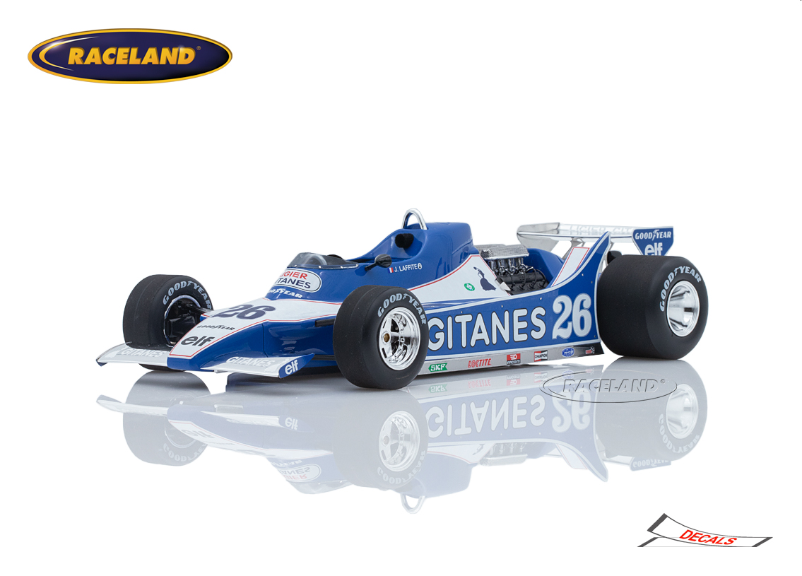 Ligier JS11 Cosworth V8 F1 Gitanes GP Spanien 1979