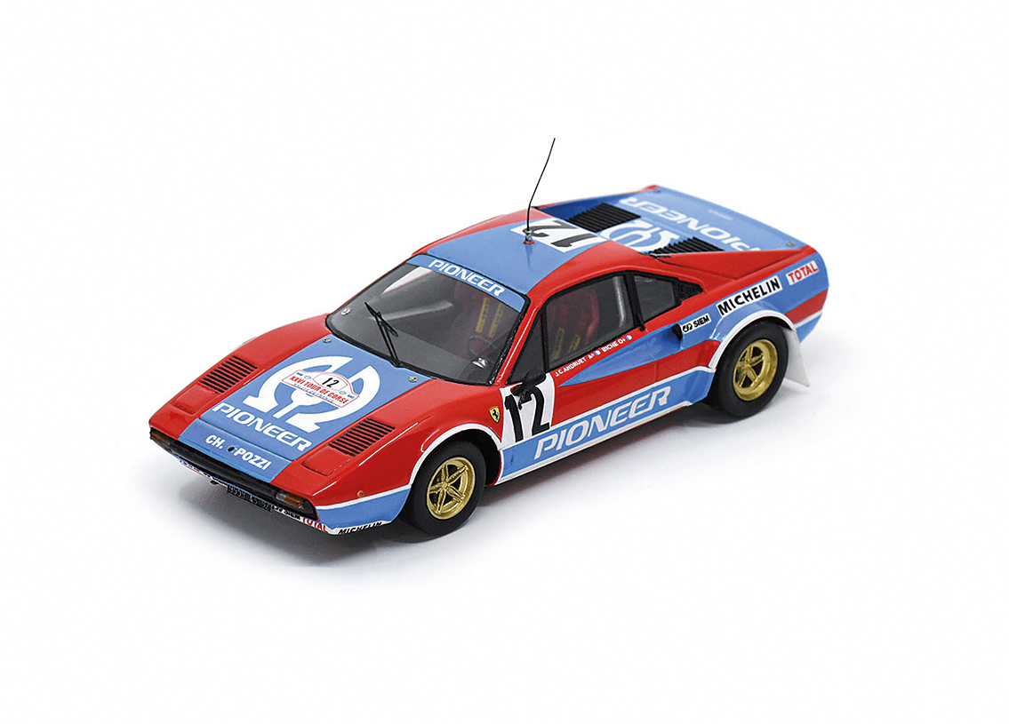 Ferrari 308 GTB Charles Pozzi 2° Rallye Korsika 1982