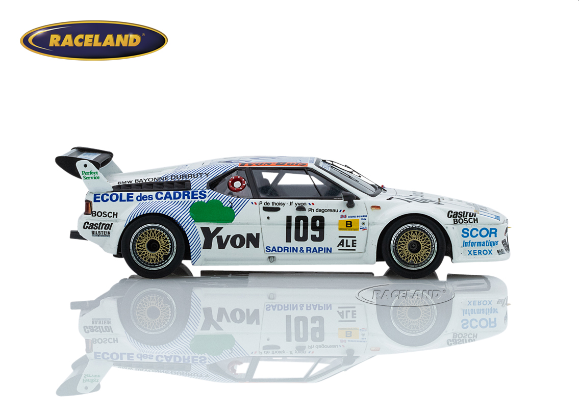 BMW M1 Helmut Gall BMW Bayonne 14° Le Mans 1984 Sieger Gr.B