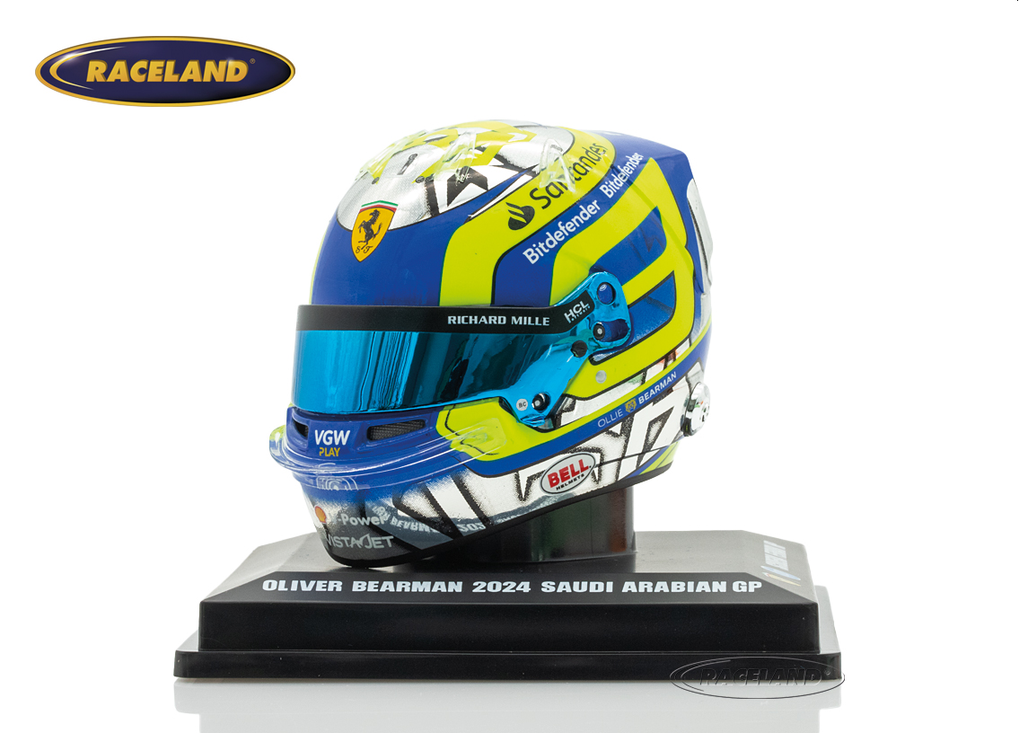 Helm Scuderia Ferrari F1 7° GP Saudi Arabien 2024