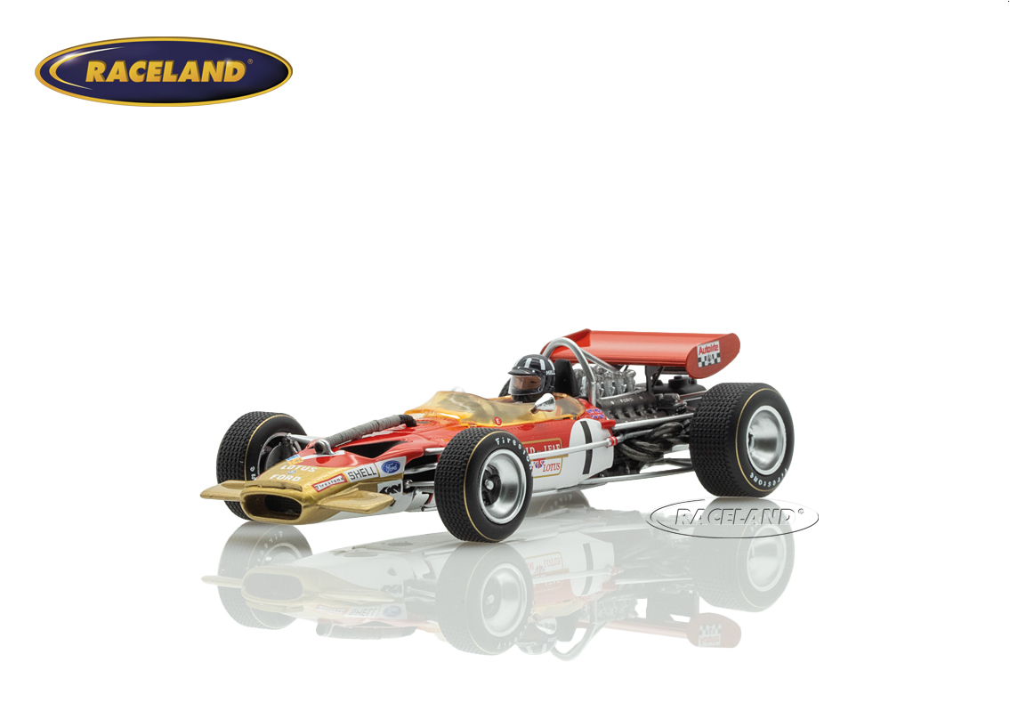 Lotus 49B Cosworth V8 F1 Gold Leaf 4° GP Deutschland Nürburgring 1969